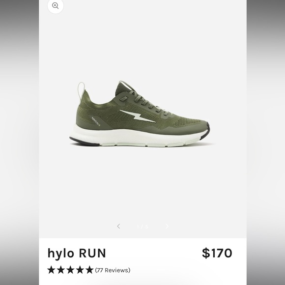 HyloRUN athletic shoes, moss green, never worn - Picture 1 of 5